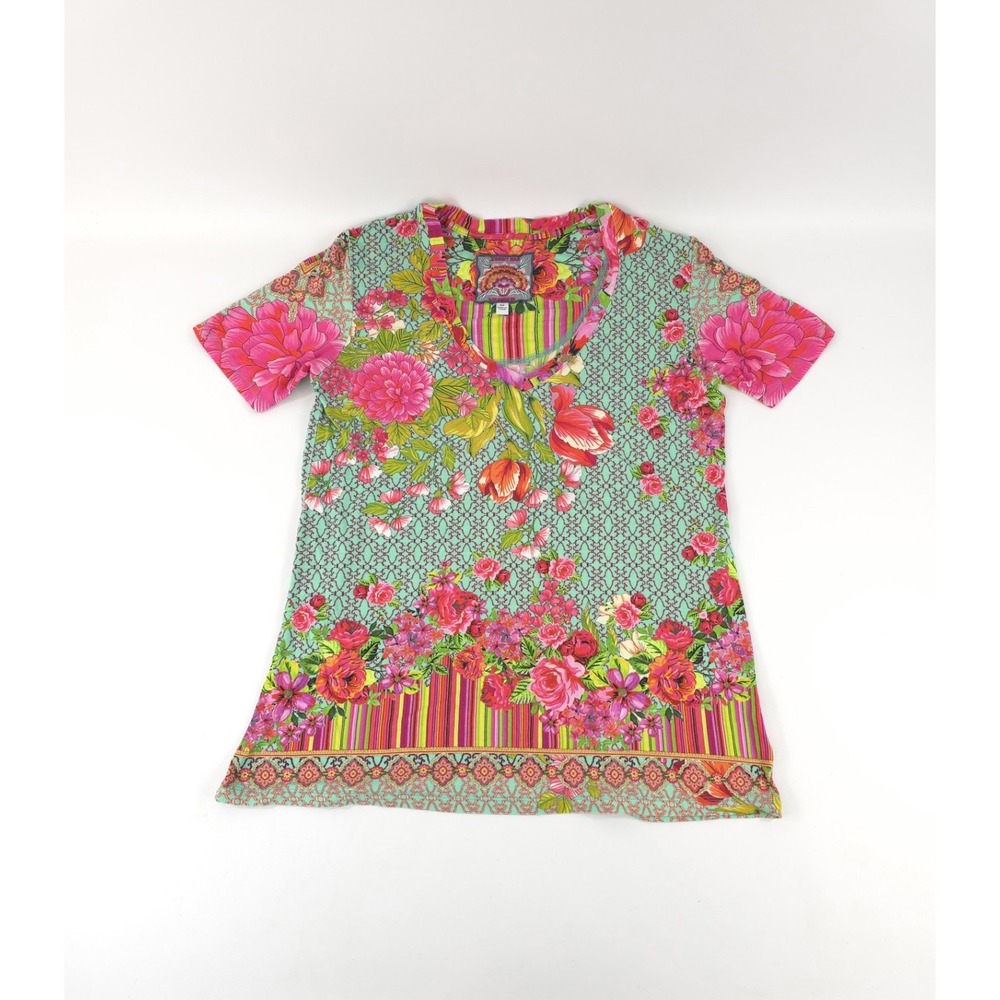 Johnny Was top medium Made Out Of Bamboo Lady Size XS